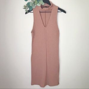 Kendall&Kylie Choker Bodycon Dress Size L